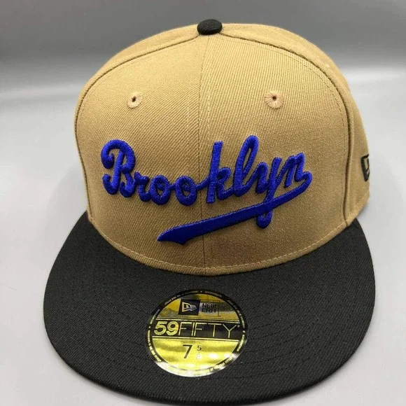 Brooklyn Dodgers Hat Men 7 5/8 Jackie Robinson 59Fifty New Era MLB Fitted Cap